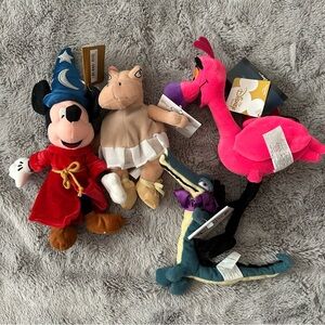 NWT Vintage Disney Beanie Baby Fantasia Set of Four